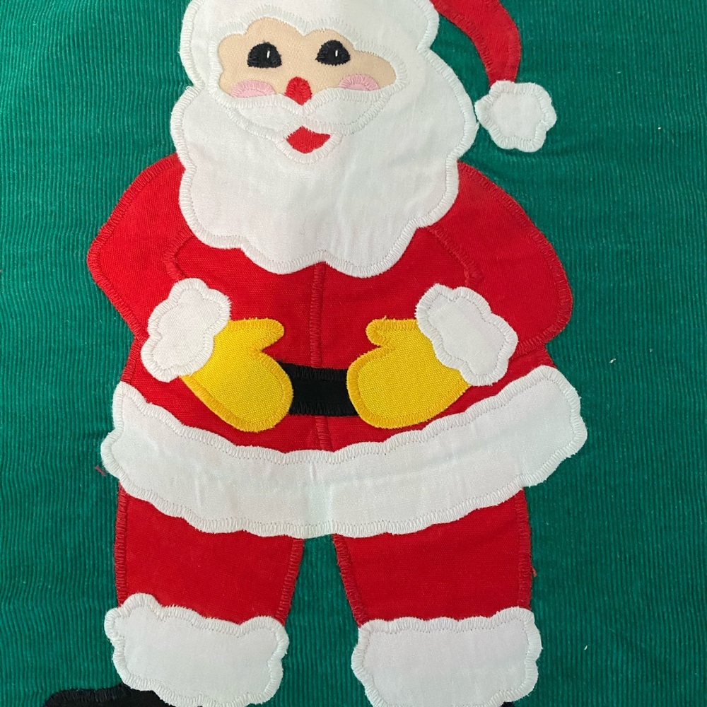 Appliquéd Santa Dress
